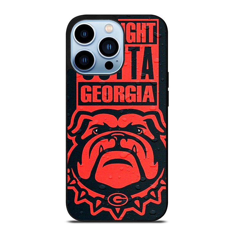 STRAIGHT OUTTA GEORGIA BULLDOGS DAWGS iPhone 13 Pro Max Case