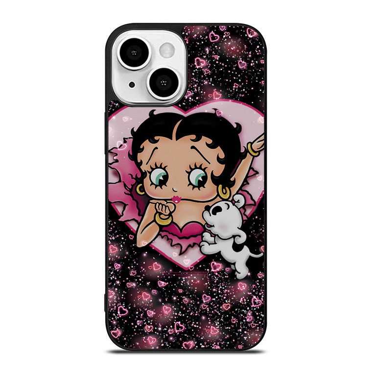 BETTY BOOP AND DOG CARTOON iPhone 13 Mini Case