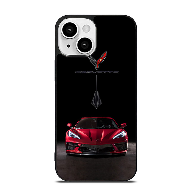 CORVETTE STINGRAY C8 RED CAR iPhone 13 Mini Case
