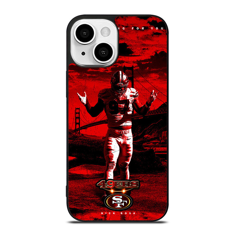 NICK BOSA 97 SAN FRANCISCO 49ERS iPhone 13 Mini Case