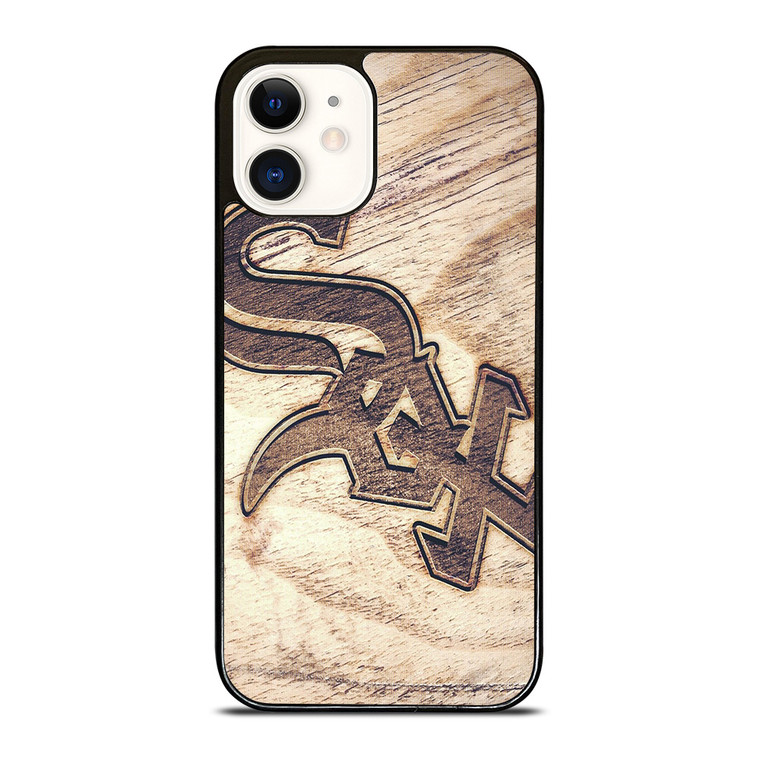 CHICAGO WHITE SOX WOODEN LOGO iPhone 12 Case