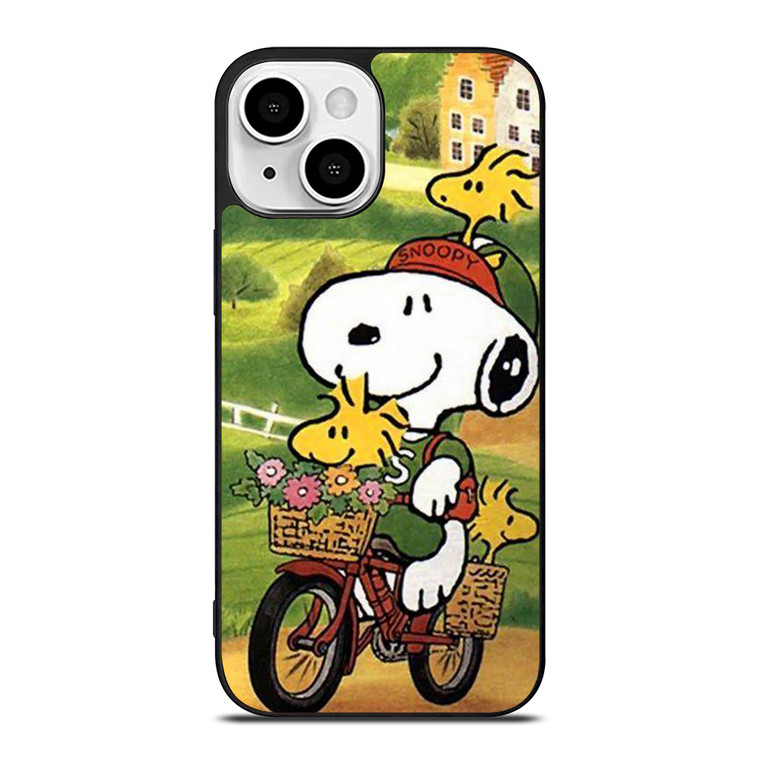 SNOOPY THE PEANUTS BICYCLE iPhone 13 Mini Case SNOOPY THE PEANUTS BICYCLE iPhone 13 Mini Case