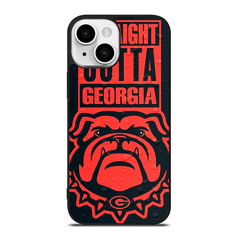 STRAIGHT OUTTA GEORGIA BULLDOGS DAWGS iPhone 13 Mini Case