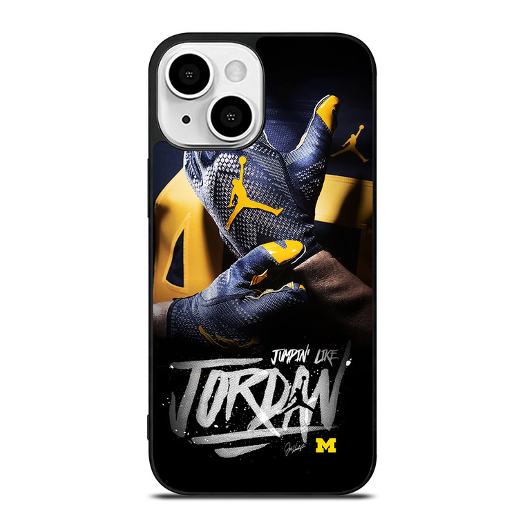 UNIVERSITY OF MICHIGAN AIR JORDAN iPhone 13 Mini Case