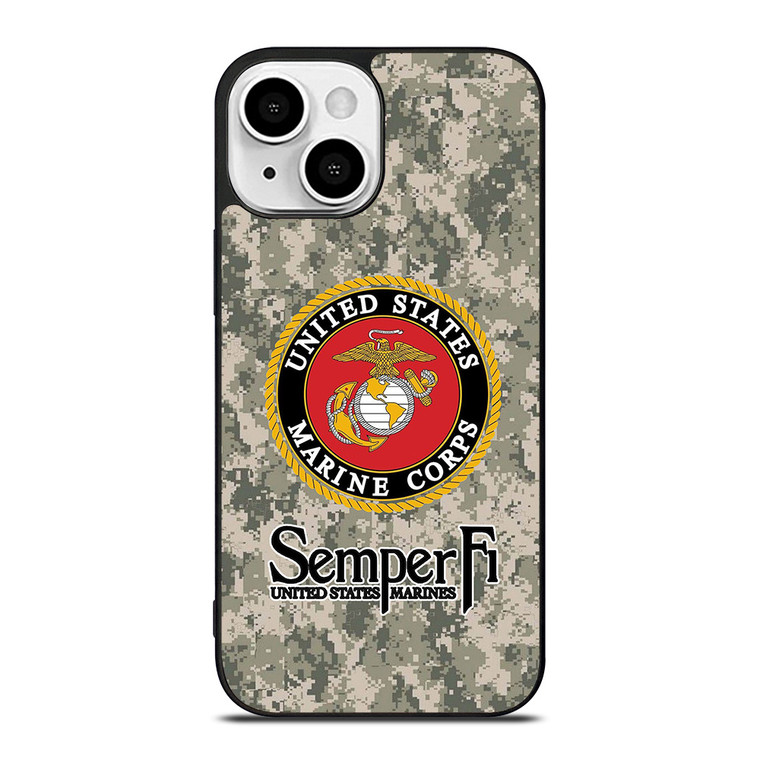 USMC US MARINE CORPS SEMPER iPhone 13 Mini Case USMC US MARINE CORPS SEMPER iPhone 13 Mini Case