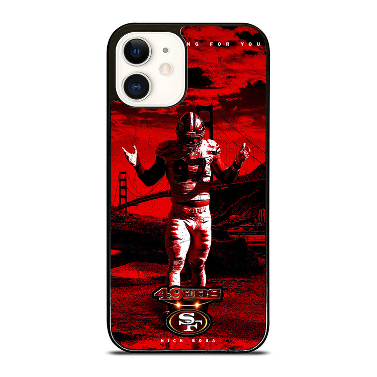 NICK BOSA 97 SAN FRANCISCO 49ERS 946 iPhone 12 Case