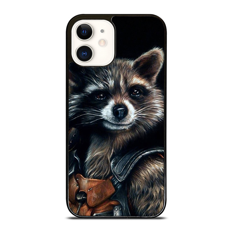 ROCKET RACCOON GUARDIAN OF GALAXY ART 946 iPhone 12 Case