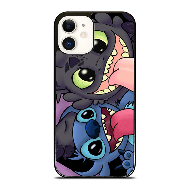 STITCH AND TOOTHLESS CARTOON 946 iPhone 12 Case