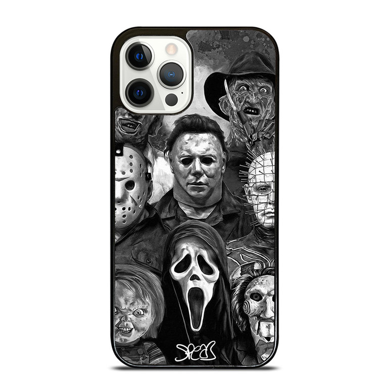 HORROR MOVIES CHARACTERS iPhone 12 Pro Case