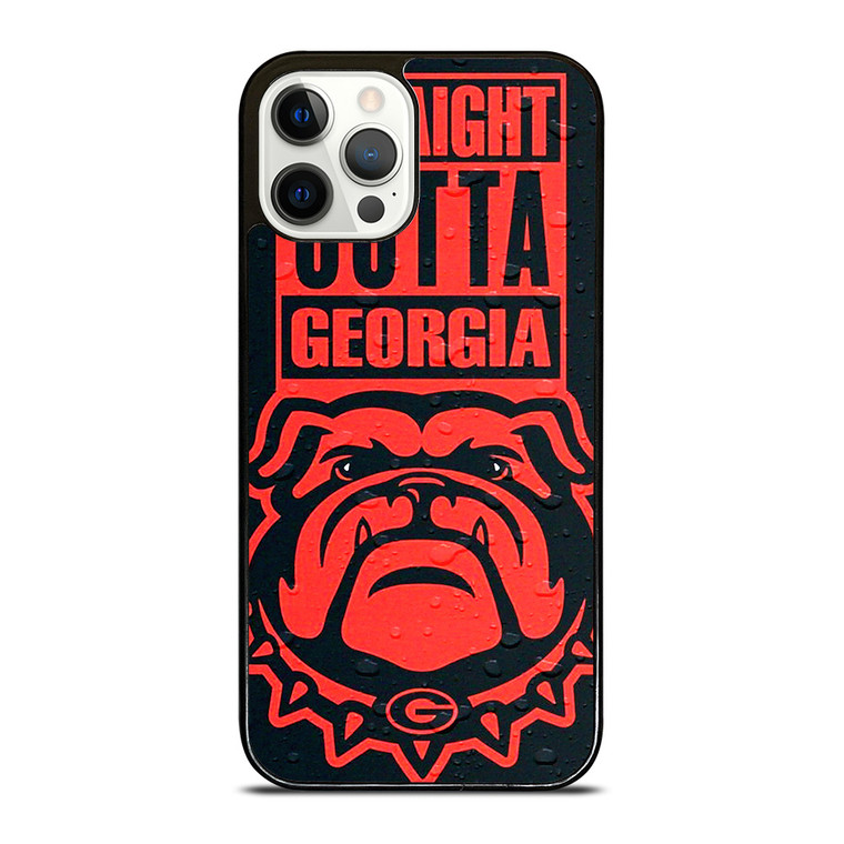 STRAIGHT OUTTA GEORGIA BULLDOGS DAWGS iPhone 12 Pro Case