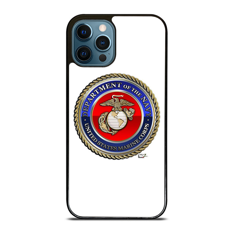 DEPARTMENT OF NAVY USMC MARINE COPRS iPhone 12 Pro Max Case