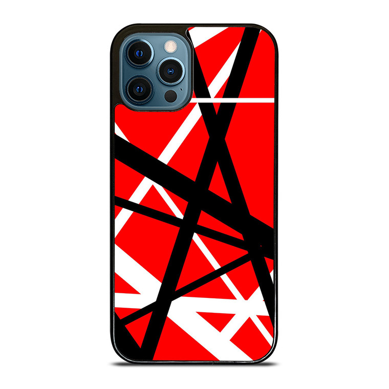 EDDIE VAN HALEN GUITAR STRIPES PATTERN iPhone 12 Pro Max Case
