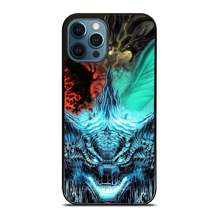 GODZILLA ART CARTOON iPhone 12 Pro Max Case