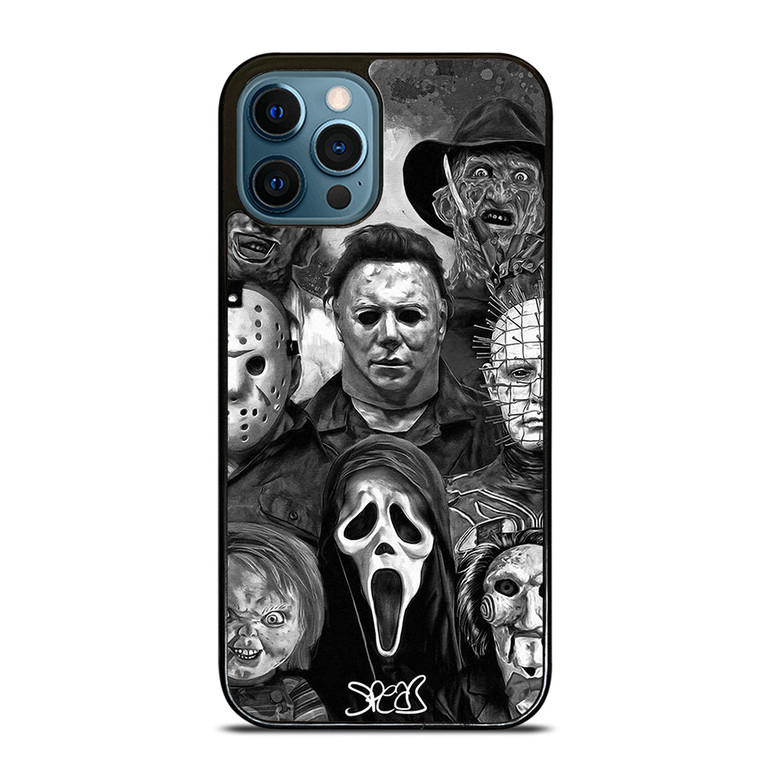 HORROR MOVIES CHARACTERS iPhone 12 Pro Max Case