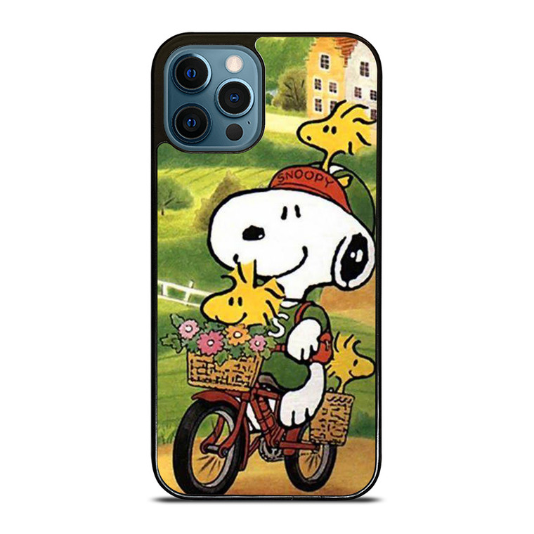 SNOOPY THE PEANUTS BICYCLE iPhone 12 Pro Max Case SNOOPY THE PEANUTS BICYCLE iPhone 12 Pro Max Case
