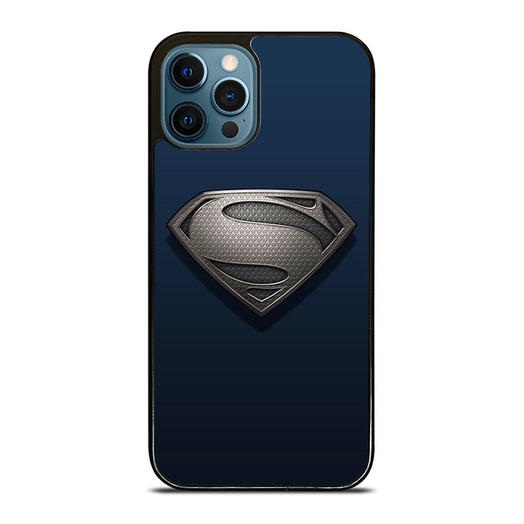 SUPERMAN NEW LOGO GREY iPhone 12 Pro Max Case