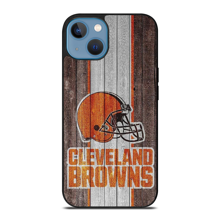 CLEVELAND BROWN WOODEN ICON iPhone 12 Mini Case
