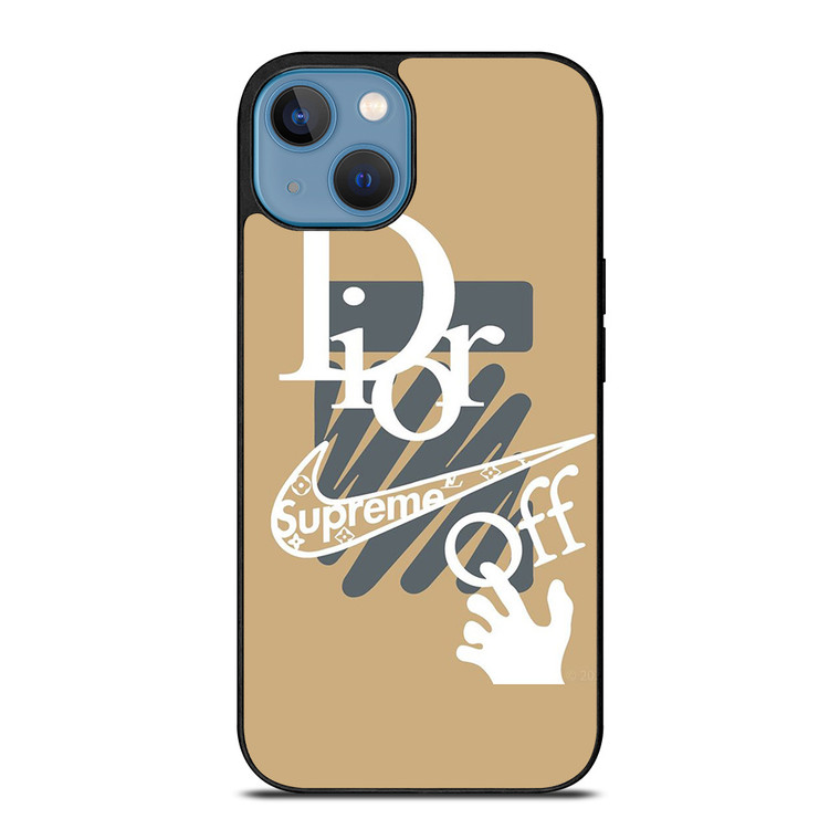 OFF WHITE DIOR SUPREME LOGO iPhone 12 Mini Case