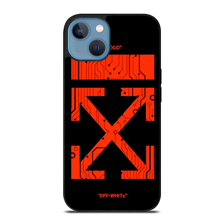 OFF WHITE RED CIRCUIT iPhone 12 Mini Case