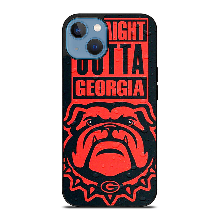 STRAIGHT OUTTA GEORGIA BULLDOGS DAWGS iPhone 12 Mini Case