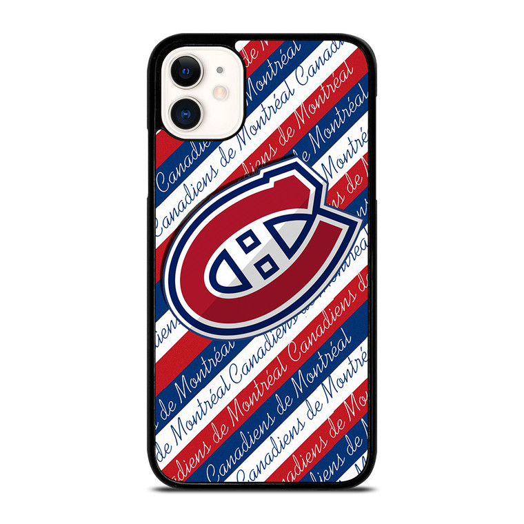 MONTREAL CANADIENS HOCKEY LOGO EMBLEM iPhone 11 Case