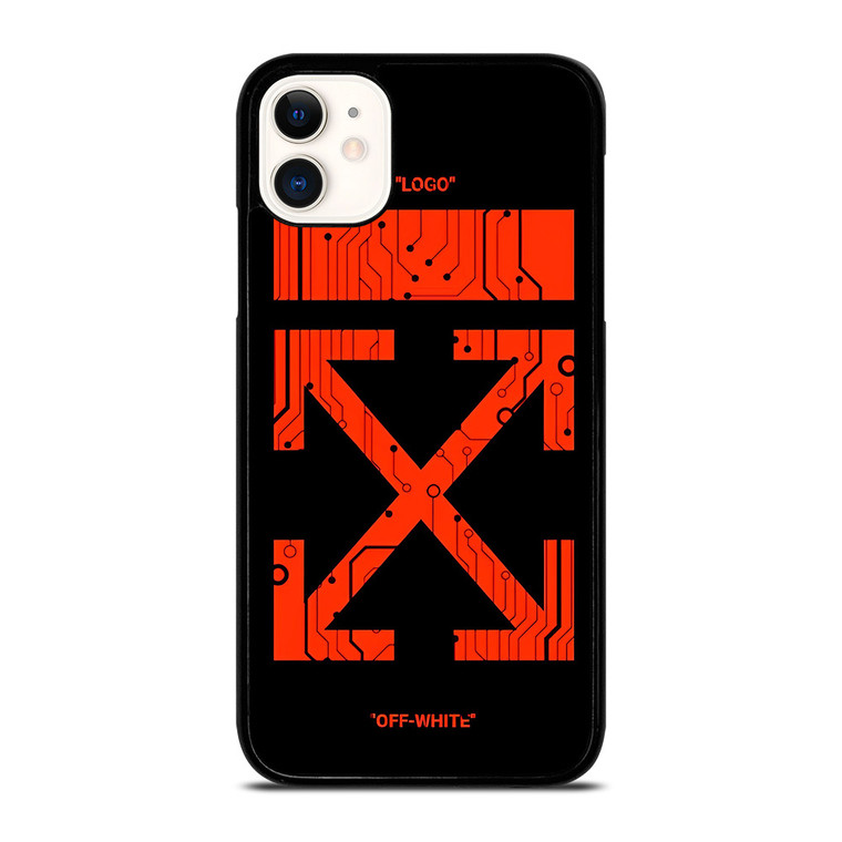 OFF WHITE RED CIRCUIT iPhone 11 Case