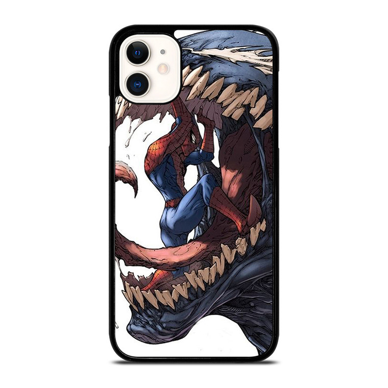 VENOM VS SPIDERMAN MARVEL CARTOON iPhone 11 Case