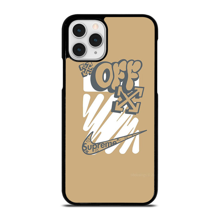 OFF WHITE NIKE SUPREME LOGO iPhone 11 Pro Case