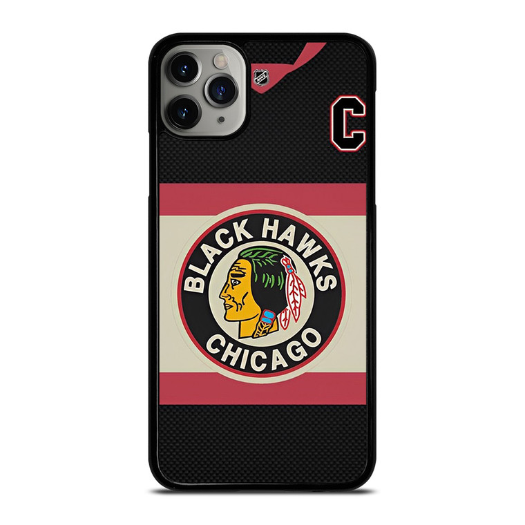 CHICAGO BLACKHAWKS FOOTBALL JERSEY iPhone 11 Pro Max Case
