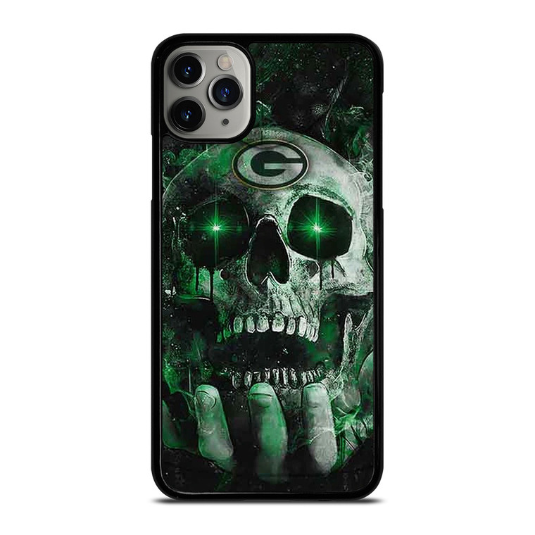 GREEN BAY PACKERS FOOTBALL SKULL SYMBOL iPhone 11 Pro Max Case