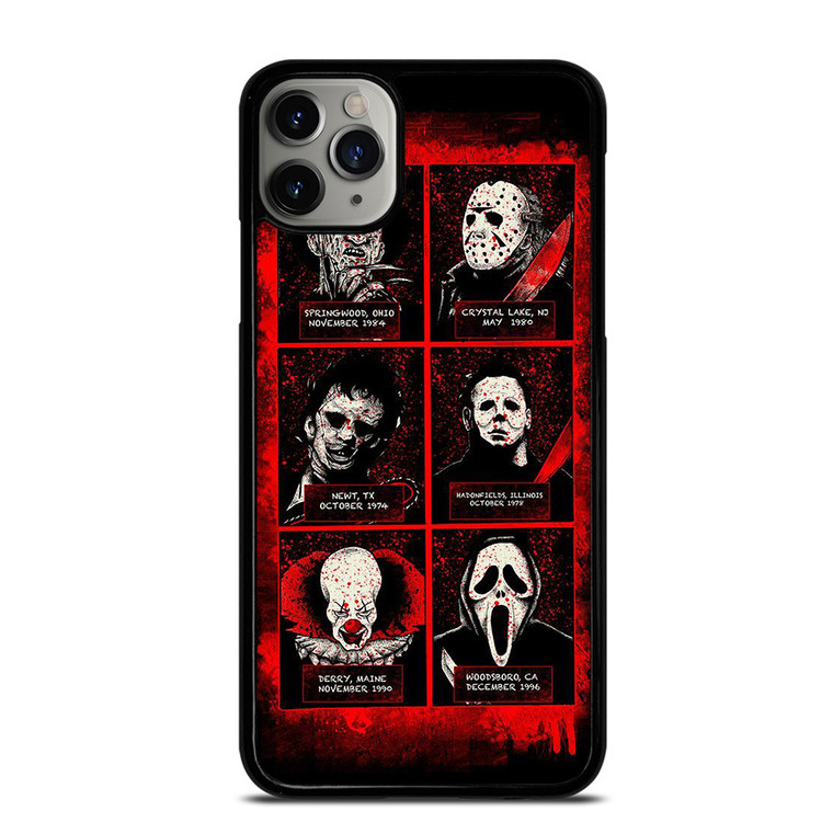 HORROR MOVIES VILLAIN CHARACTERS iPhone 11 Pro Max Case