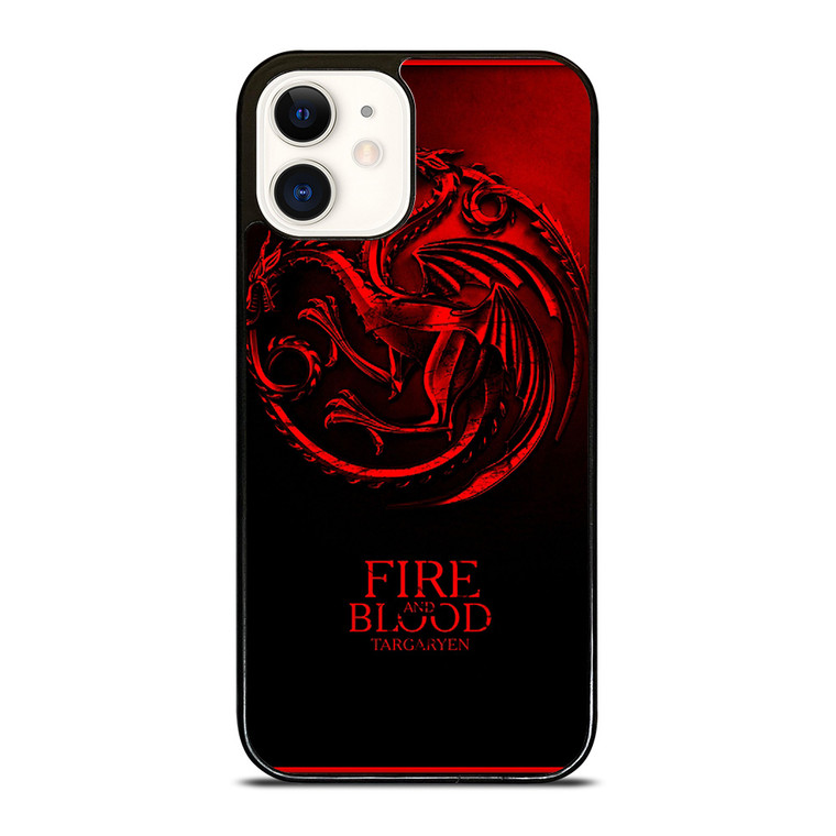 FIRE ANG BLOOD TARGARYEN iPhone 12 Case FIRE ANG BLOOD TARGARYEN iPhone 12 Case