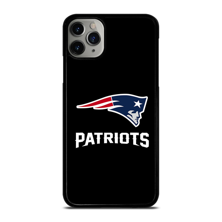 NEW ENGLAND PATRIOTS LOGO BLACK iPhone 11 Pro Max Case