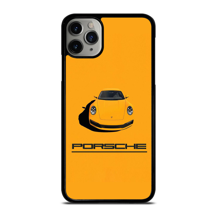 PORSCHE CAR YELLOW iPhone 11 Pro Max Case