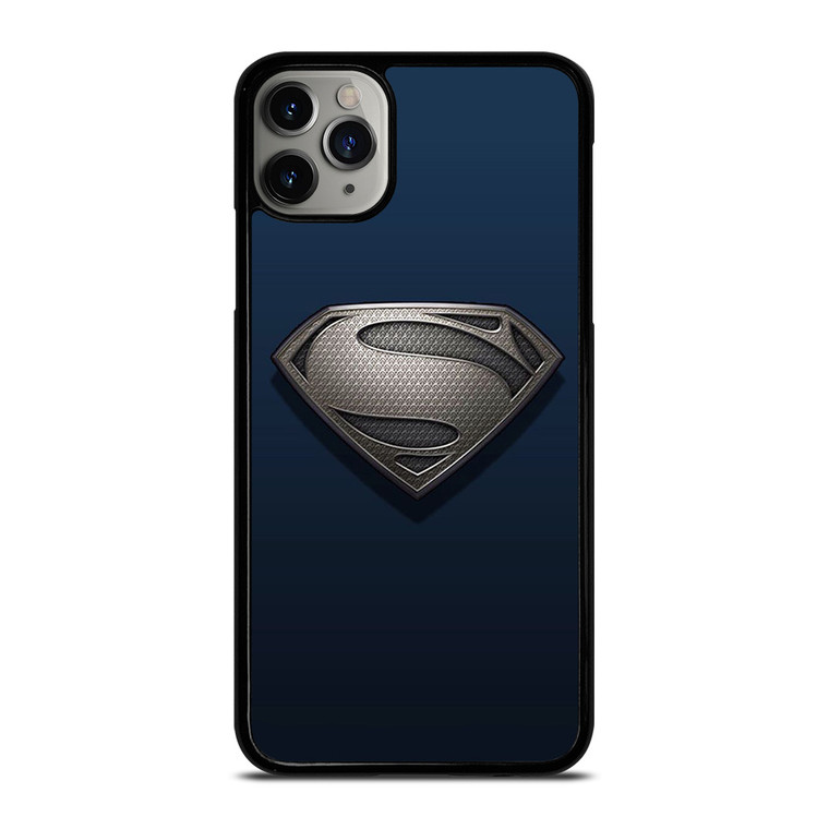 SUPERMAN NEW LOGO GREY iPhone 11 Pro Max Case SUPERMAN NEW LOGO GREY iPhone 11 Pro Max Case