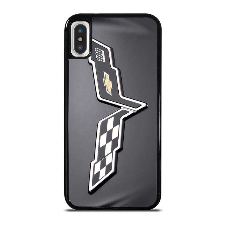 CORVETTE CHEVY LOGO EMBLEM iPhone X / XS Case