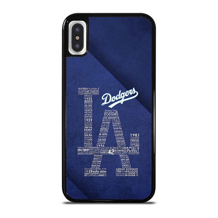 LA DODGERS BASEBALL TEAM LOS ANGELES iPhone X / XS Case