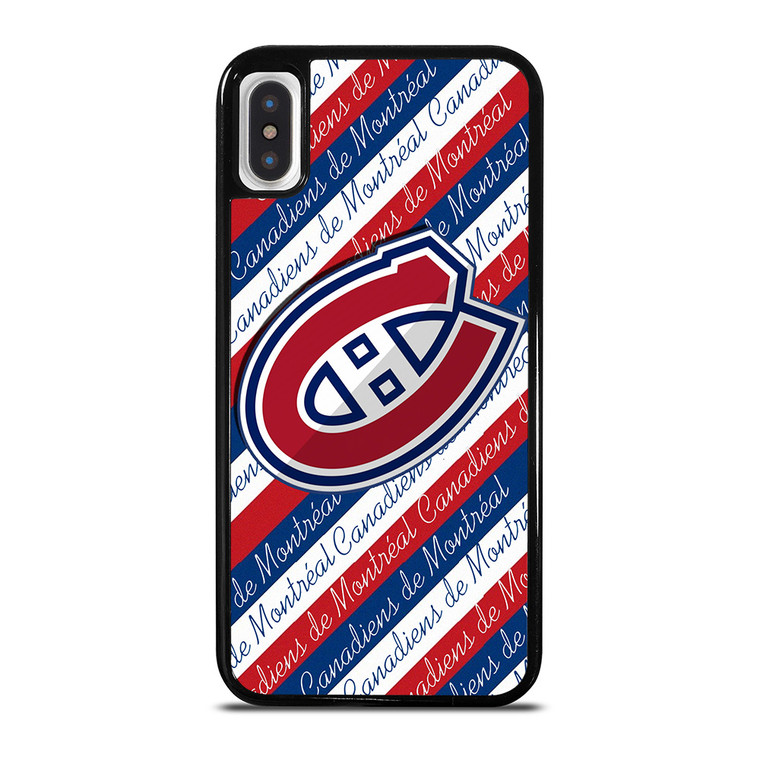 MONTREAL CANADIENS HOCKEY LOGO EMBLEM iPhone X / XS Case