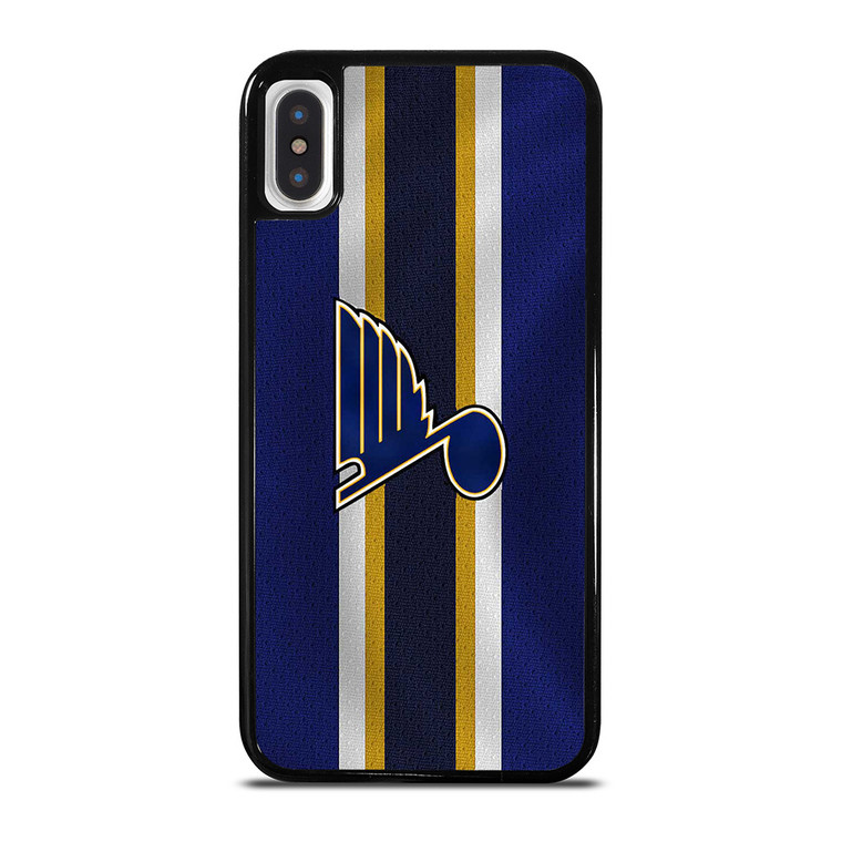 ST LOUIS BLUES LOGO FLAG iPhone X / XS Case