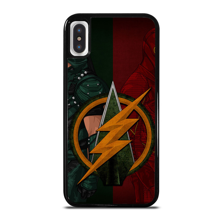 THE FLASH GREEN ARROW LOGO DC iPhone X / XS Case