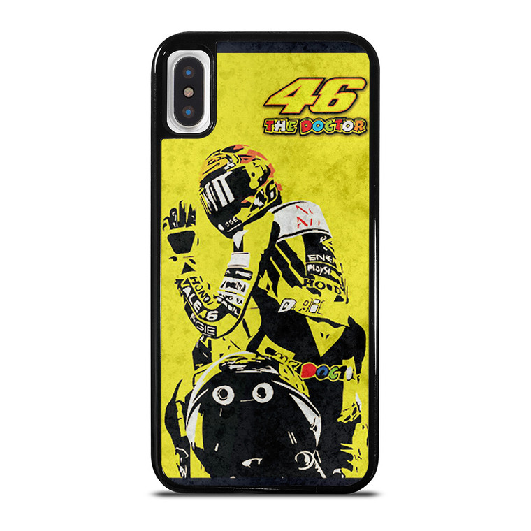 VALENTINO ROSSI THE DOCTOR 46 MOTOGP LEGEND iPhone X / XS Case