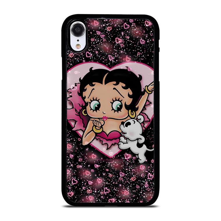 BETTY BOOP AND DOG CARTOON iPhone XR Case