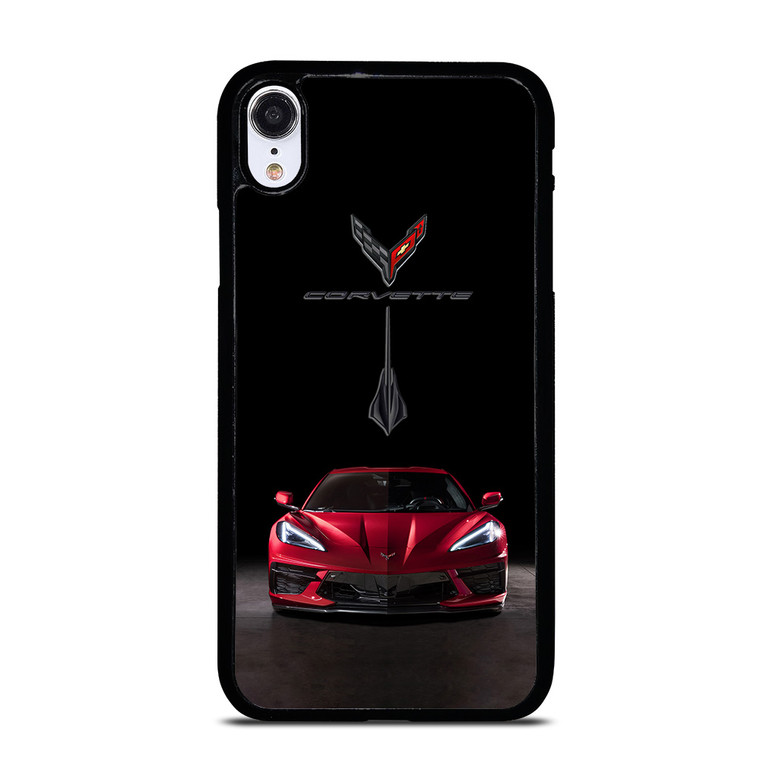 CORVETTE STINGRAY C8 RED CAR iPhone XR Case CORVETTE STINGRAY C8 RED CAR iPhone XR Case