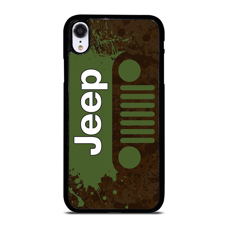 JEEP WRANGLER LOGO GREEN iPhone XR Case