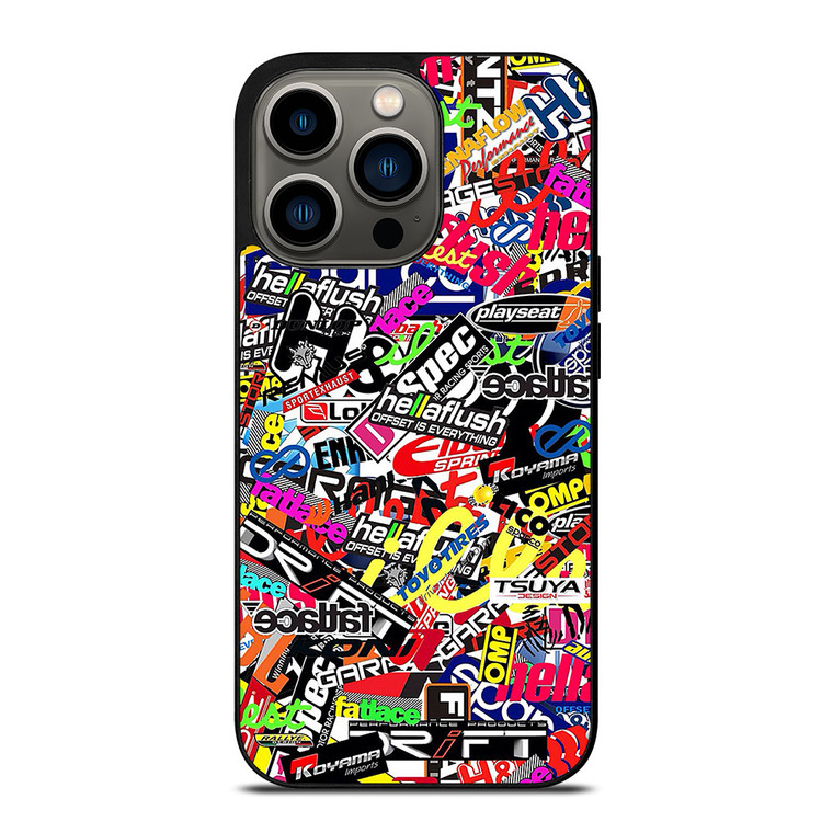 MOTOCROSS MX STICKER BOMB iPhone 13 Pro Case