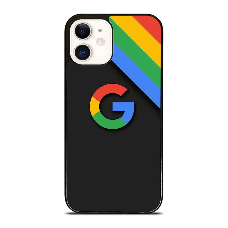 GOOGLE LOGO STRIPE iPhone 12 Case