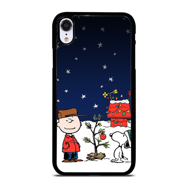 SNOOPY AND CHARLIE BROWN SNOW THE PEANUTS iPhone XR Case