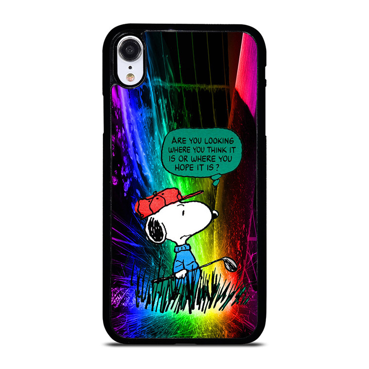 SNOOPY QUESTION iPhone XR Case