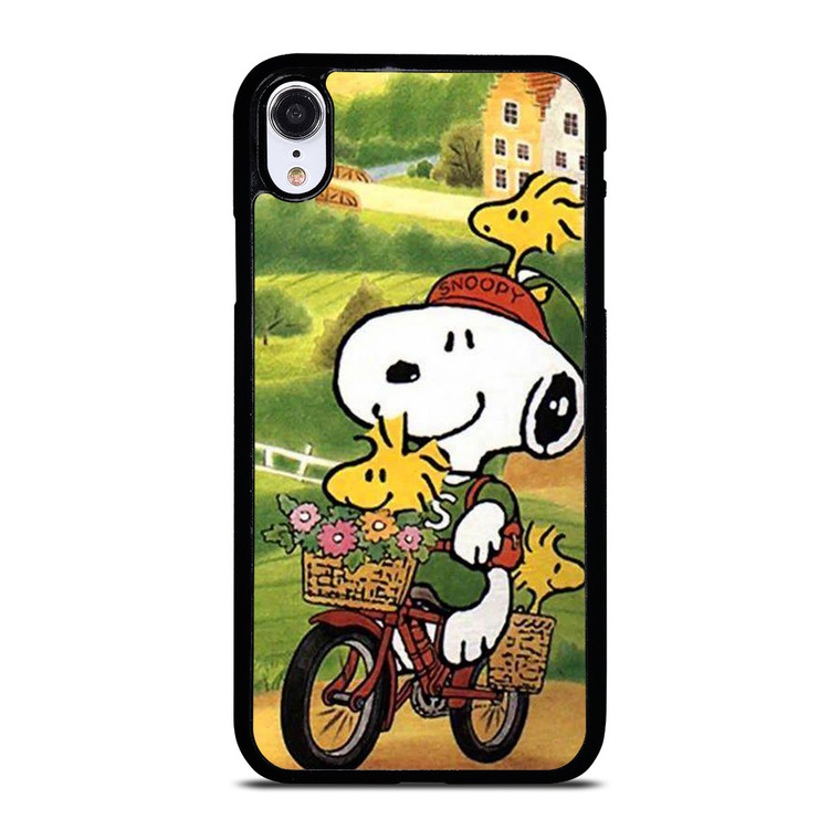 SNOOPY THE PEANUTS BICYCLE iPhone XR Case