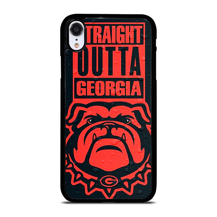 STRAIGHT OUTTA GEORGIA BULLDOGS DAWGS iPhone XR Case